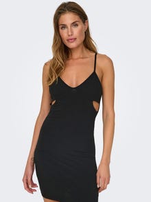 ONLY Normal geschnitten Trägerlos Kurzes Kleid -Black - 15342771