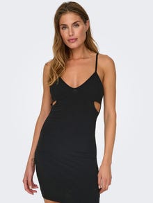 ONLY Regular fit Strapless Korte jurk -Black - 15342771
