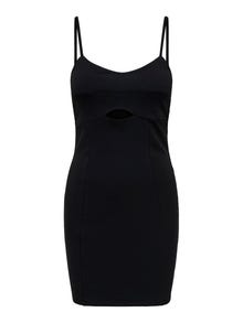 ONLY Regular Fit Stroppløs Kort kjole -Black - 15342772