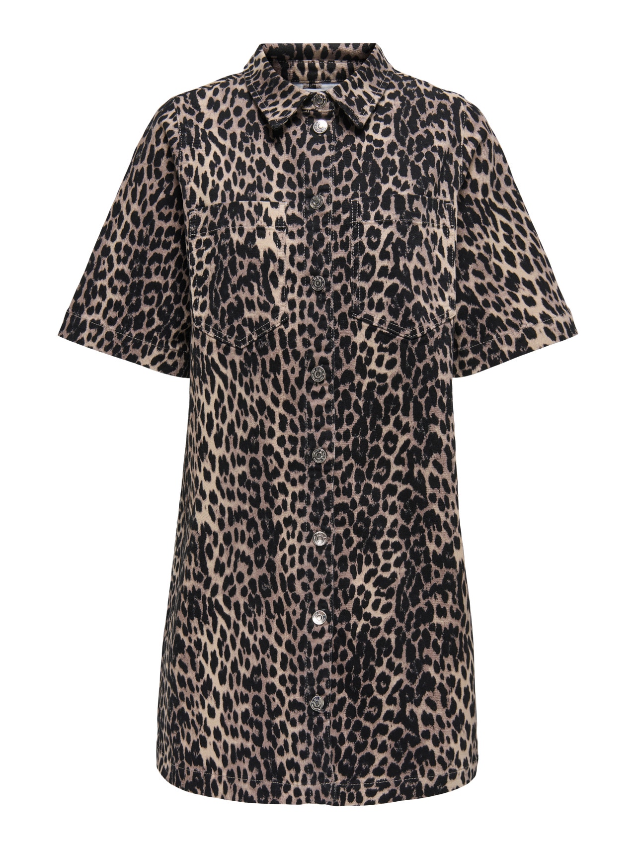 ONLY Leopard dress -Black - 15342790