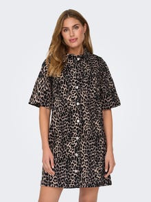 ONLY Leopard dress -Black - 15342790