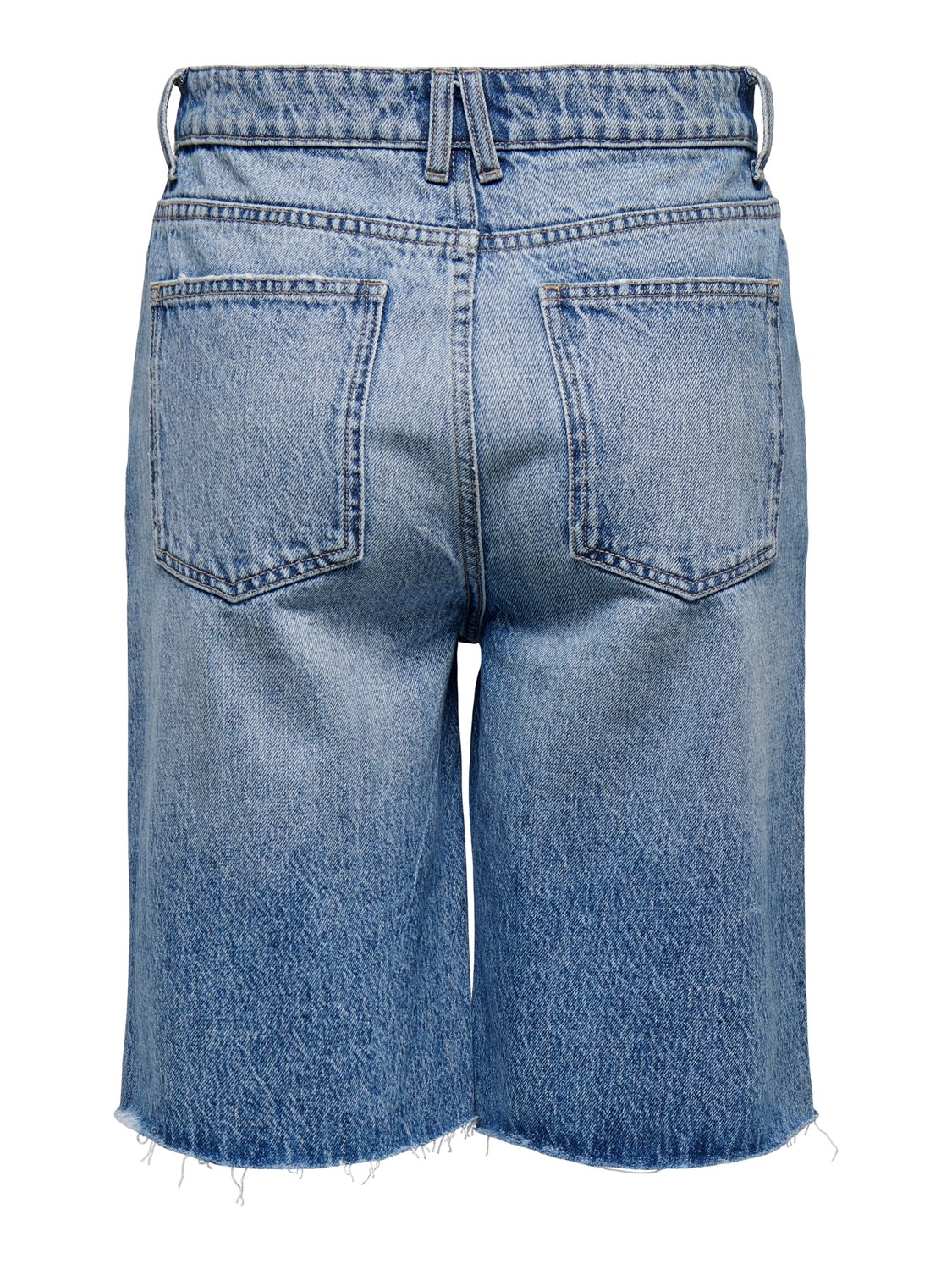 ONLY Loose fit Høy midje Shorts -Medium Blue Denim - 15342820