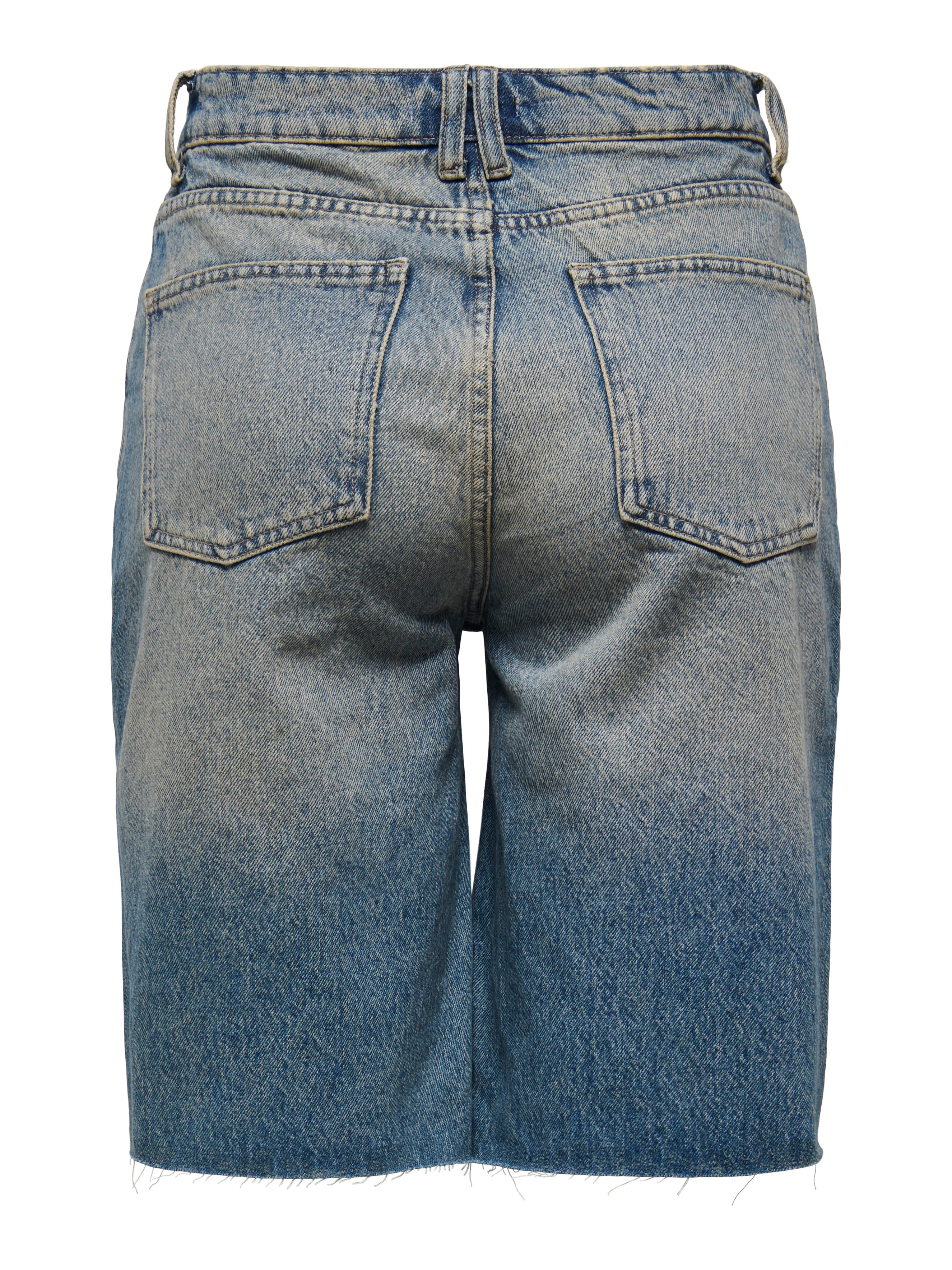 Thumbnail - Onlcaro Hohe Taille Locker Geschnitten Jeans-shorts