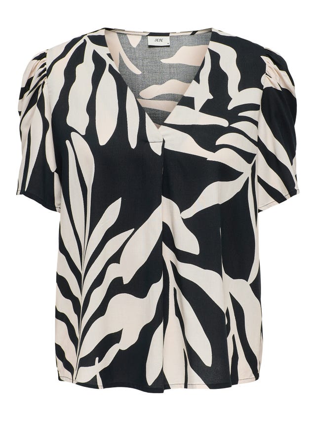 ONLY Printed v-neck top - 15342861