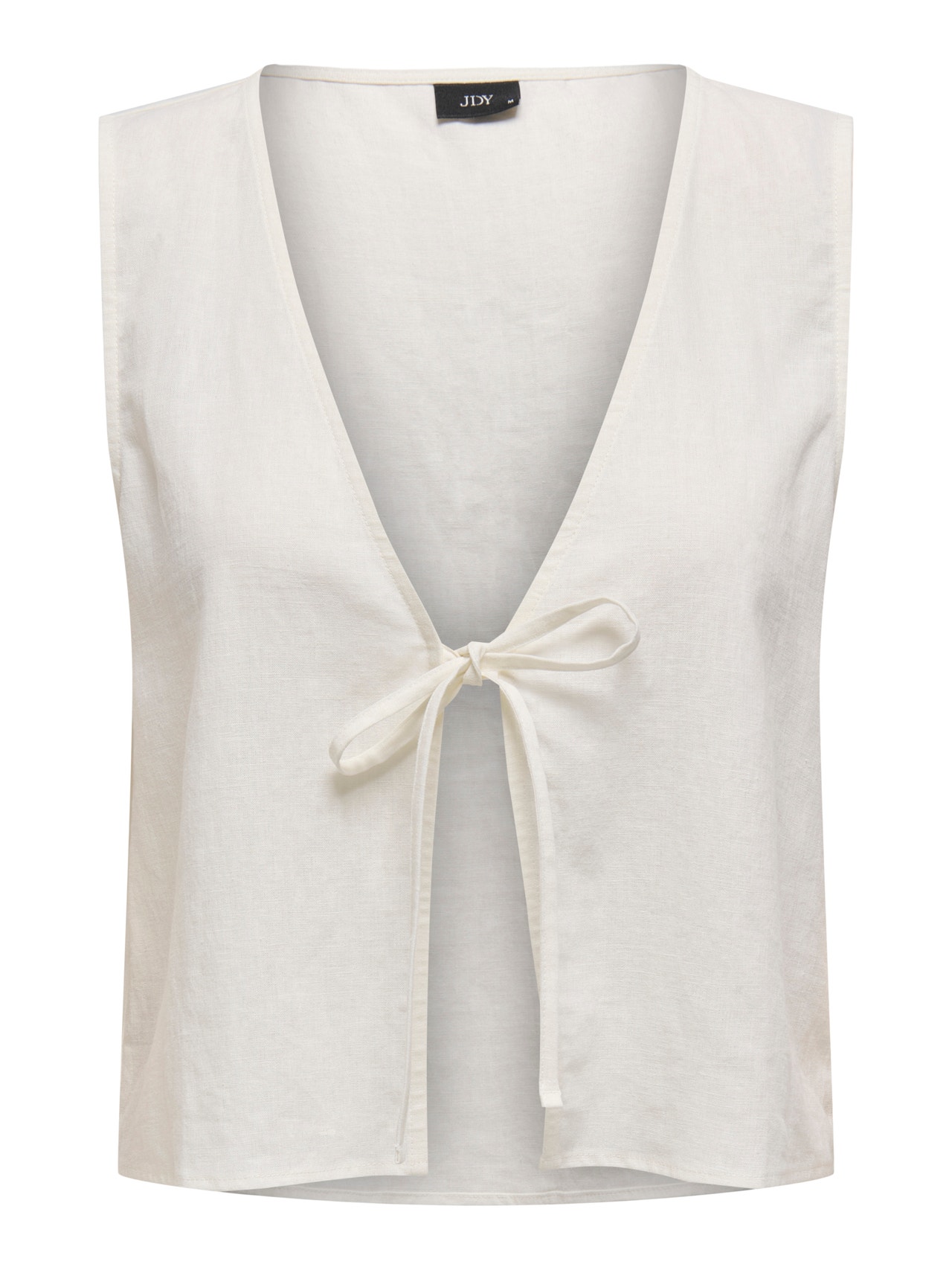 ONLY V-neck sleeveless top -Marshmallow - 15342971