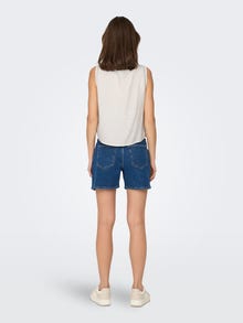 ONLY V-neck sleeveless top -Marshmallow - 15342971