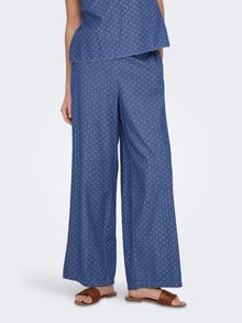 ONLY ONLNOVA Normal geschnitten Hose -Medium Blue Denim - 15343011