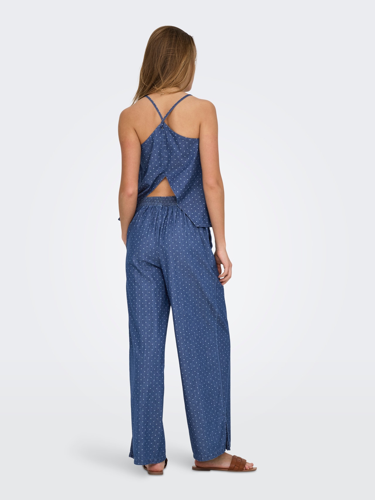 ONLY ONLNOVA Normal geschnitten Hose -Medium Blue Denim - 15343011