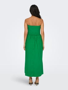 ONLY Vestido largo Corte regular Cuello en V -Green Bee - 15343044