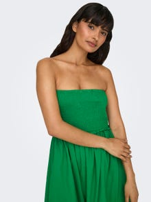 ONLY Regular Fit V-hals Lang kjole -Green Bee - 15343044