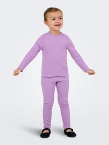 ONLY KMGTRINNY Tight Fit Legíny -African Violet - 15343150