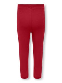 ONLY KMGTRINNY Tight Fit Legíny -Equestrian Red - 15343150