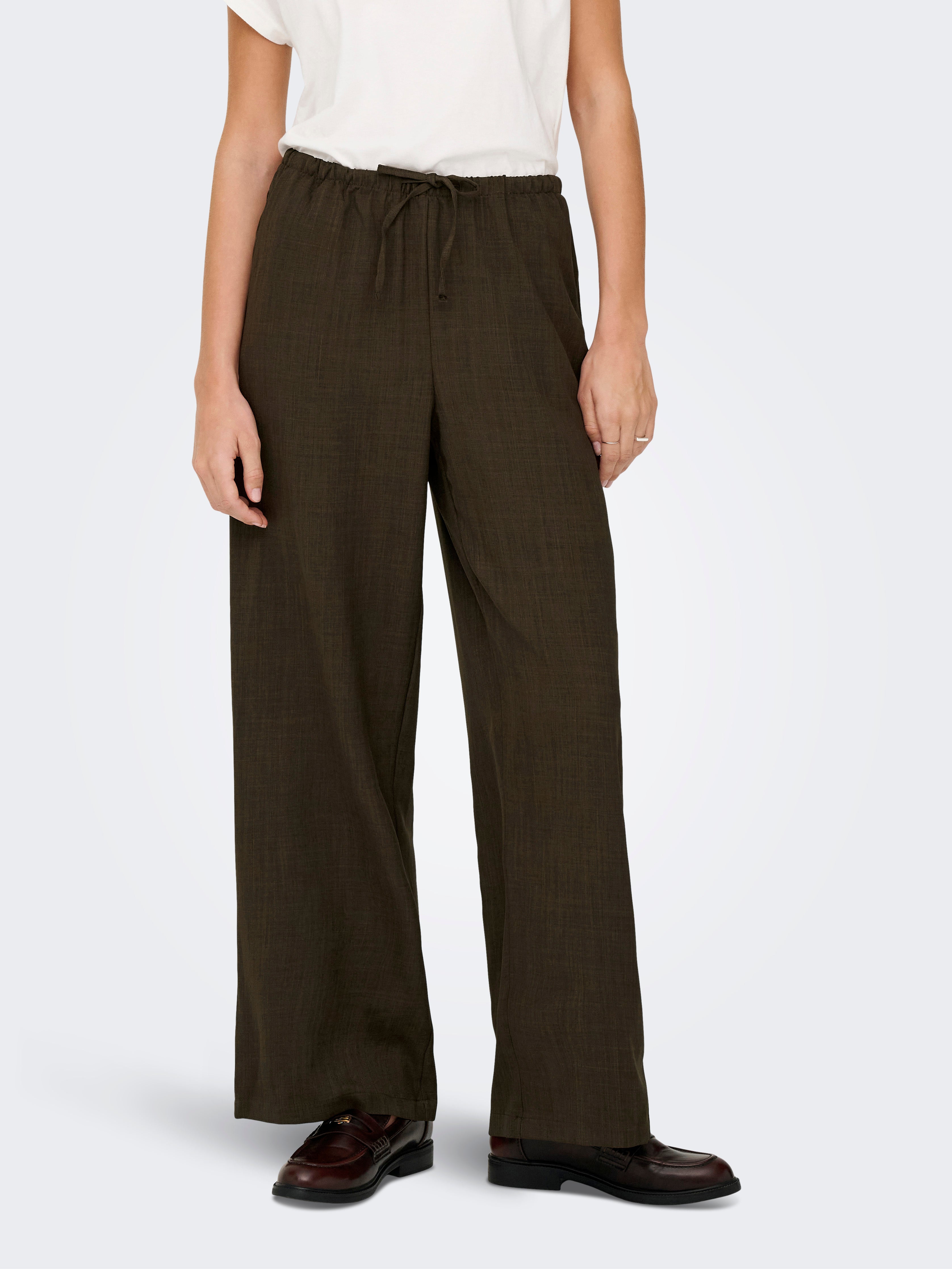 Jdynina Weiter Beinschnitt Hose Mit Weitem Beinschnitt