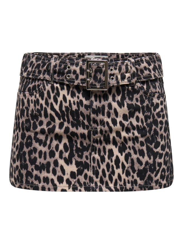 ONLY mini leopard skirt - 15343263