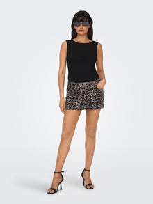 ONLY Belted mini skirt -Black - 15343263