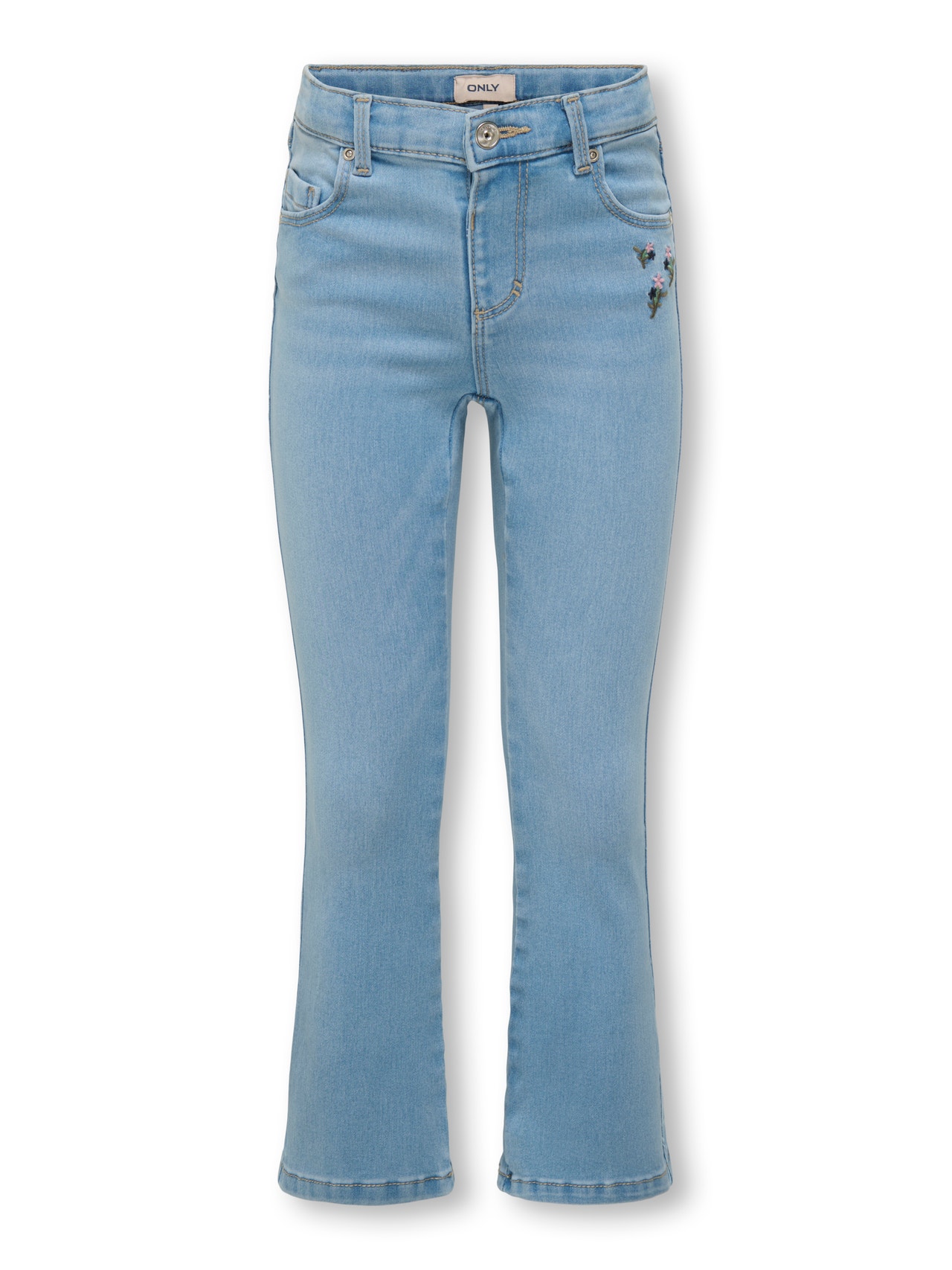 ONLY KMGROYAL Utsvängd passform Jeans -Light Blue Denim - 15343350