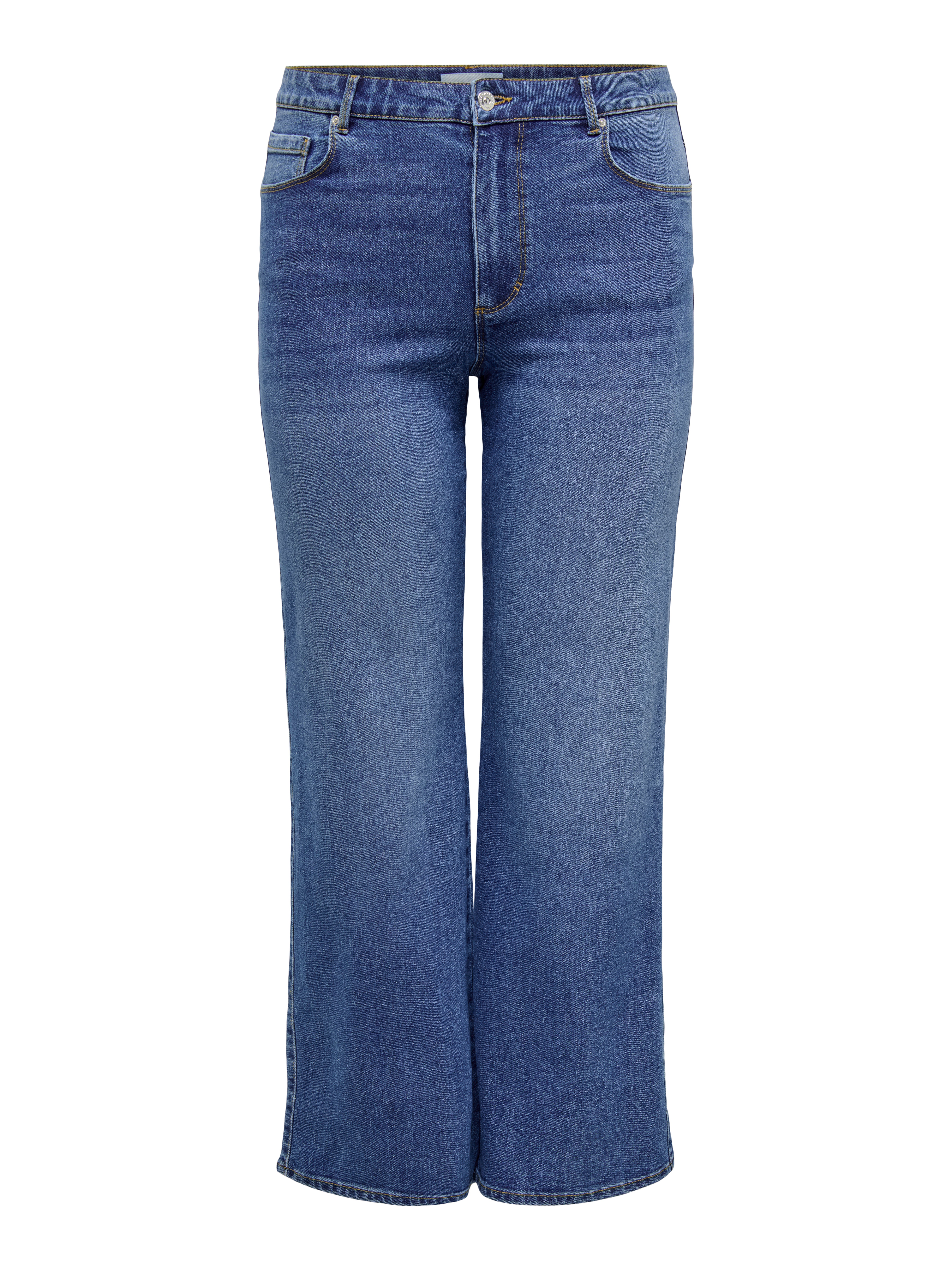 Thumbnail - Carsnow Hohe Taille Weiter Beinschnitt Jeans