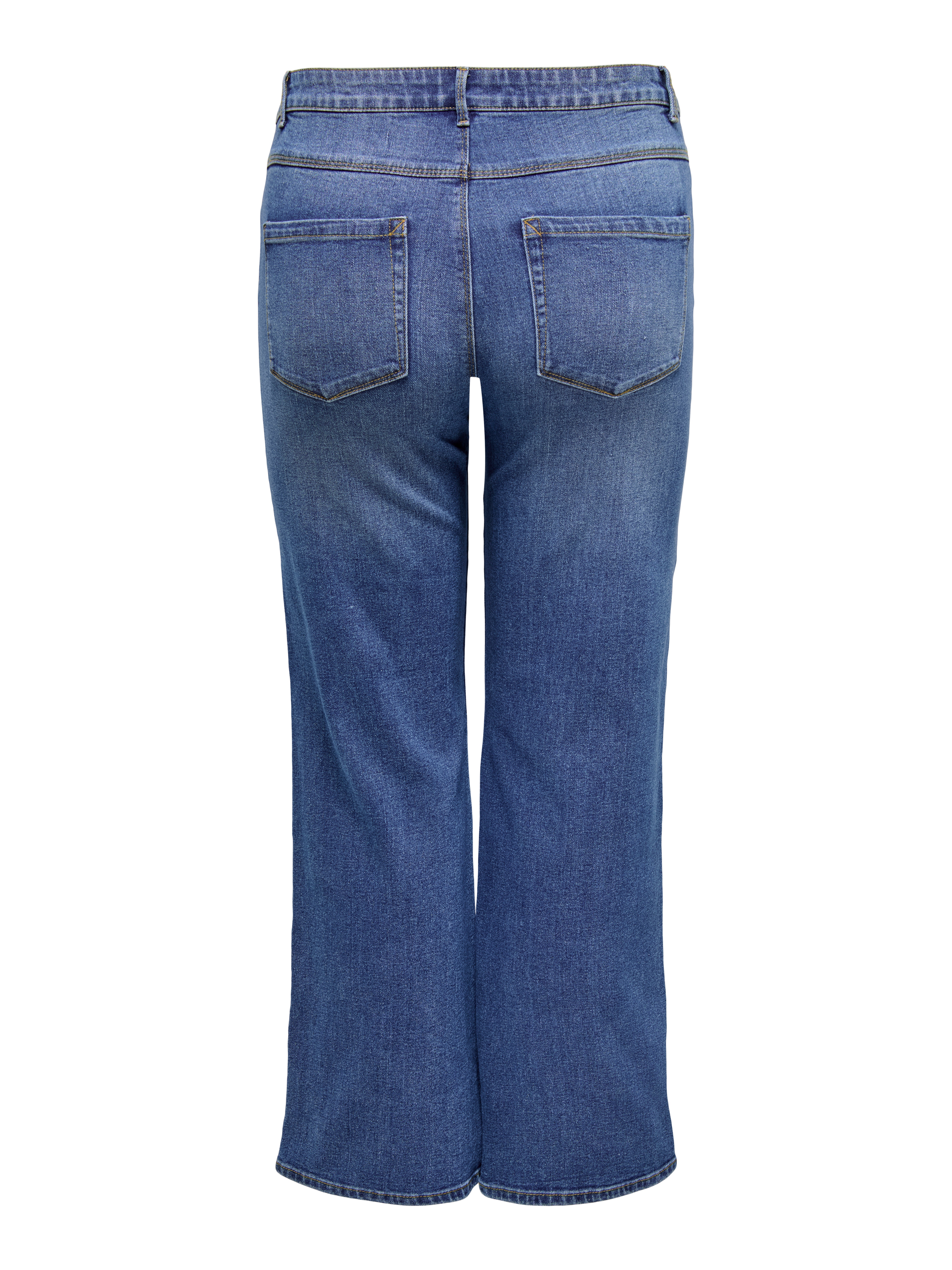 Thumbnail - Carsnow Hohe Taille Weiter Beinschnitt Jeans