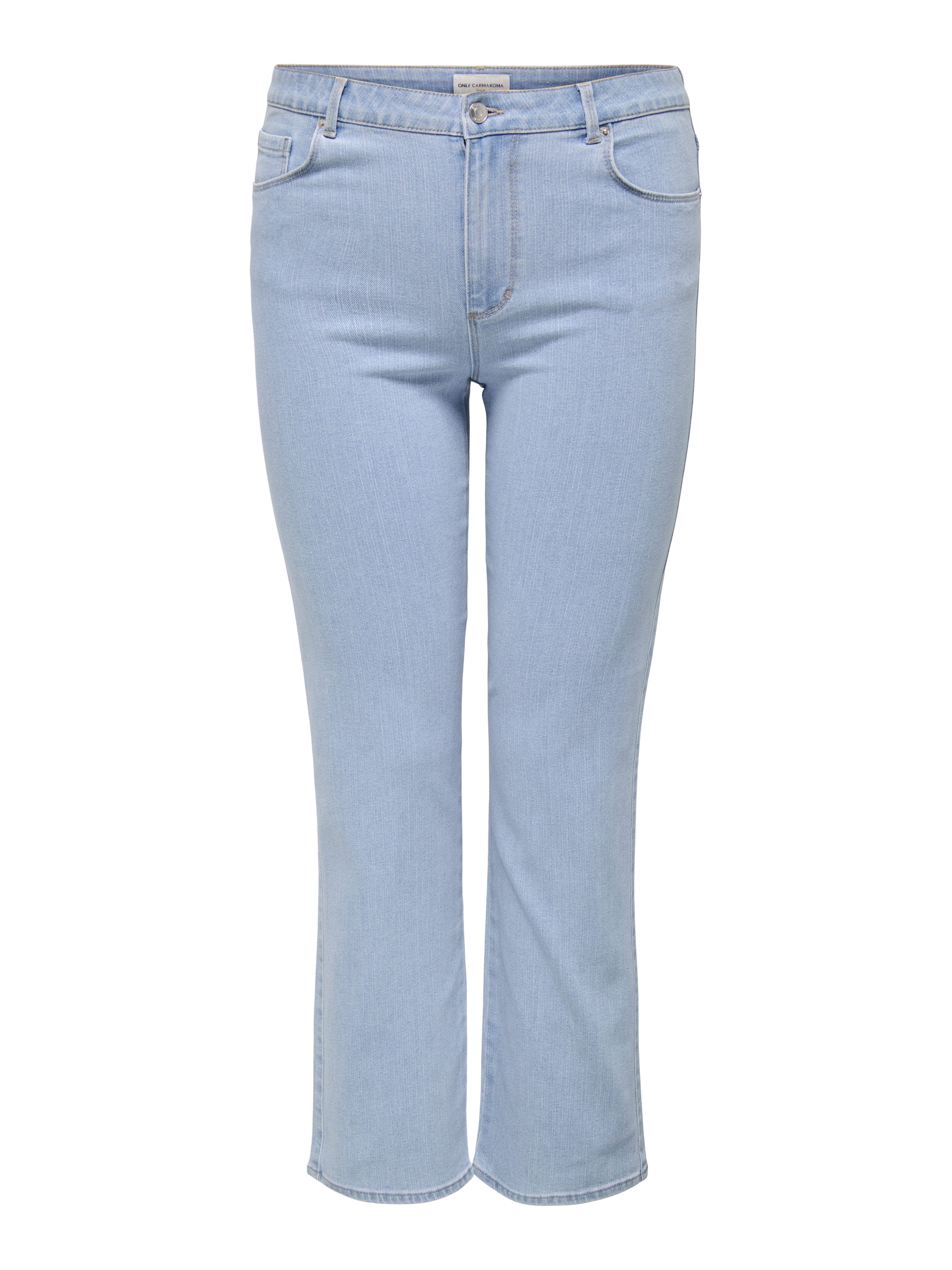 Thumbnail - Carsnow Hohe Taille Gerade Geschnitten Jeans