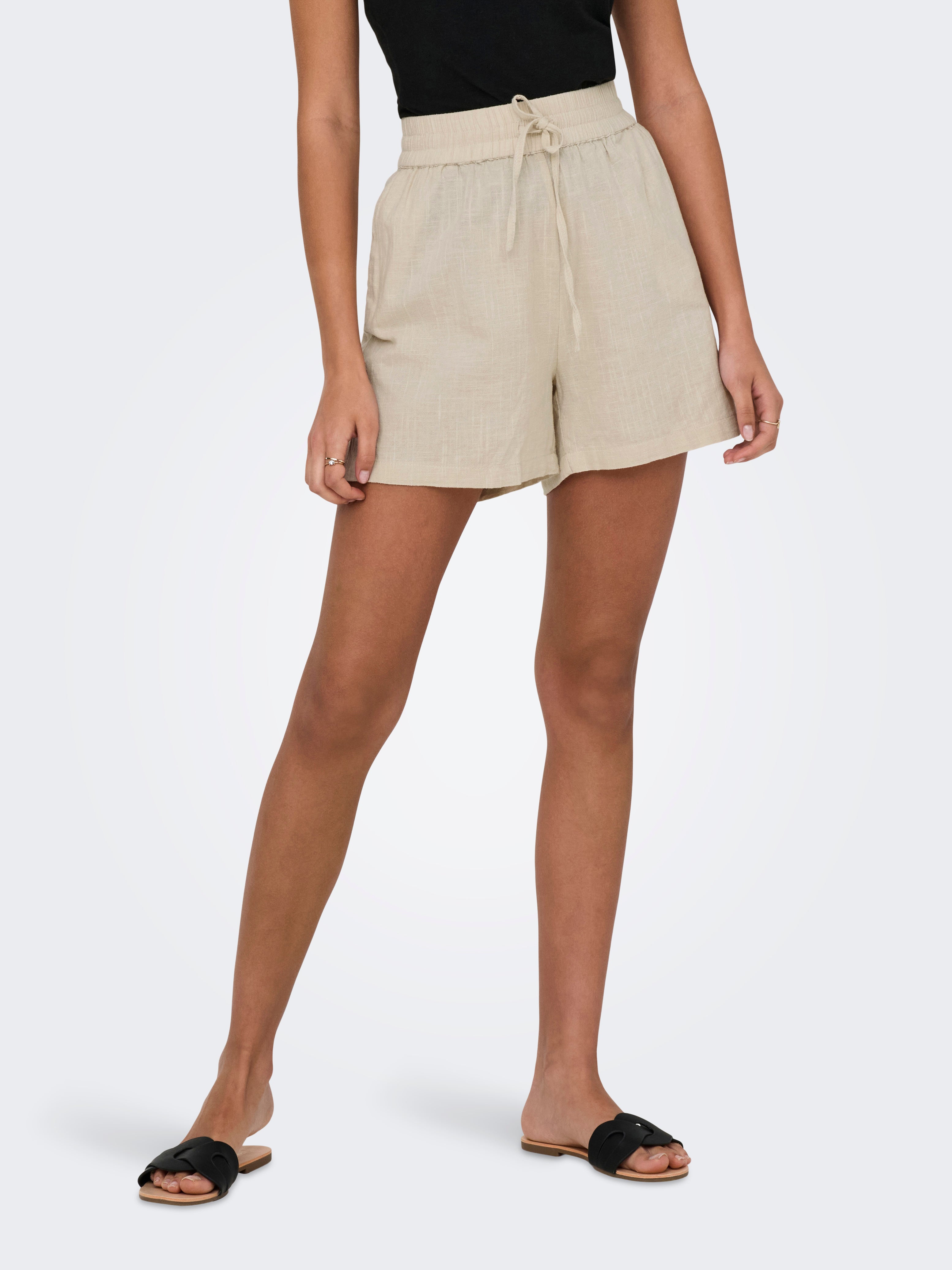 ONLTIZANA Loose fit Shorts | Lysegrå | ONLY®