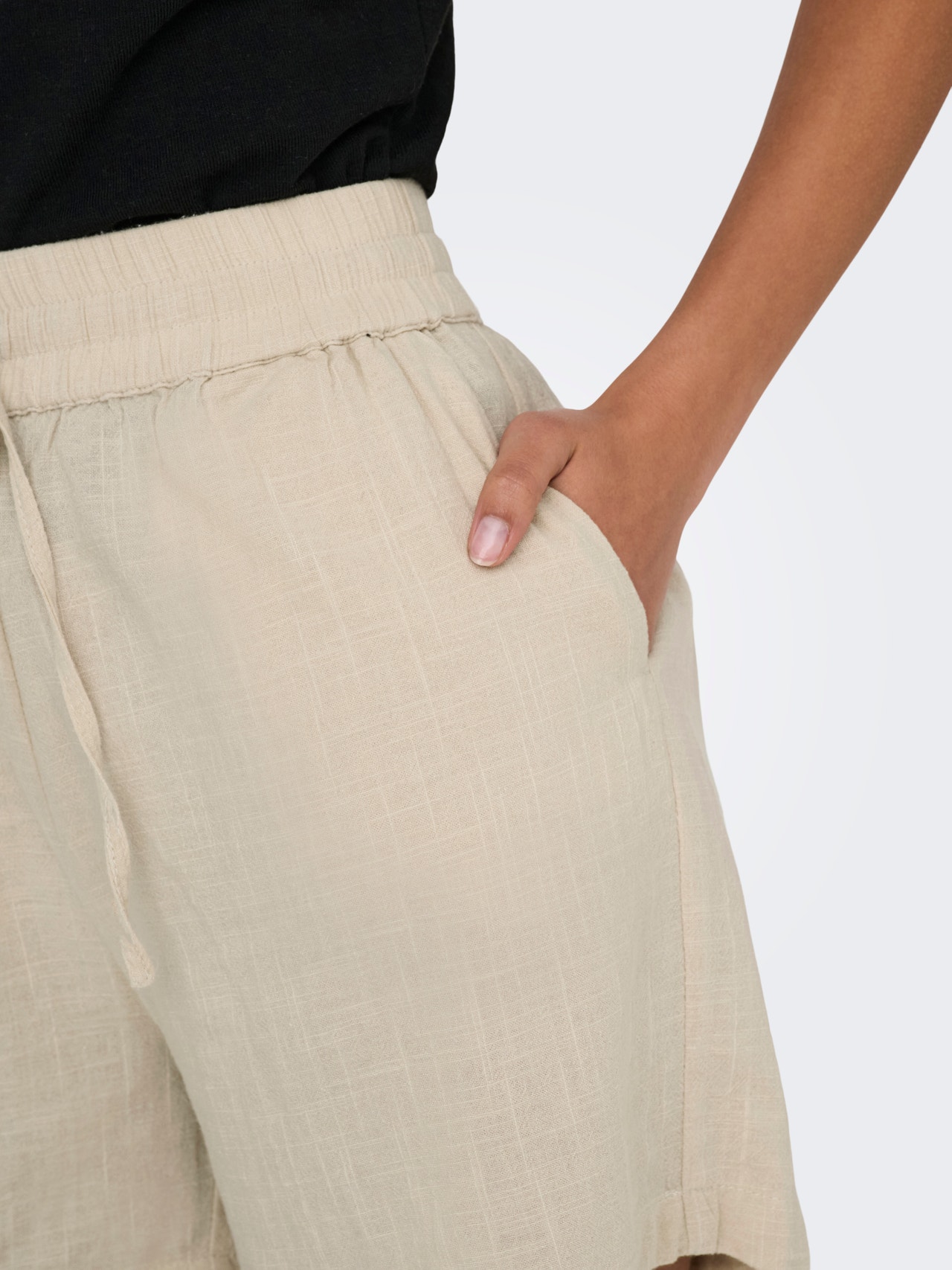 ONLTIZANA Loose fit Shorts | Lysegrå | ONLY®