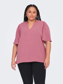 ONLY Tavapärane lõige V-kaelus Top -Heather Rose - 15343736