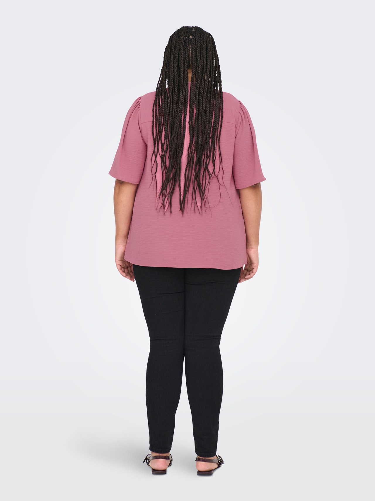 ONLY Tavapärane lõige V-kaelus Top -Heather Rose - 15343736