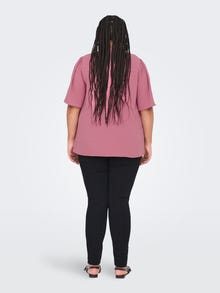 ONLY Tavapärane lõige V-kaelus Top -Heather Rose - 15343736