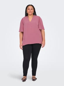 ONLY Tavapärane lõige V-kaelus Top -Heather Rose - 15343736