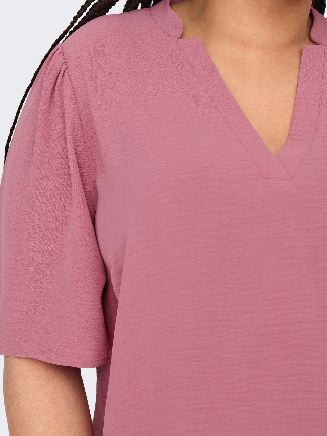 ONLY Tavapärane lõige V-kaelus Top -Heather Rose - 15343736