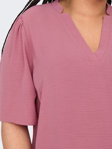 ONLY Tavapärane lõige V-kaelus Top -Heather Rose - 15343736