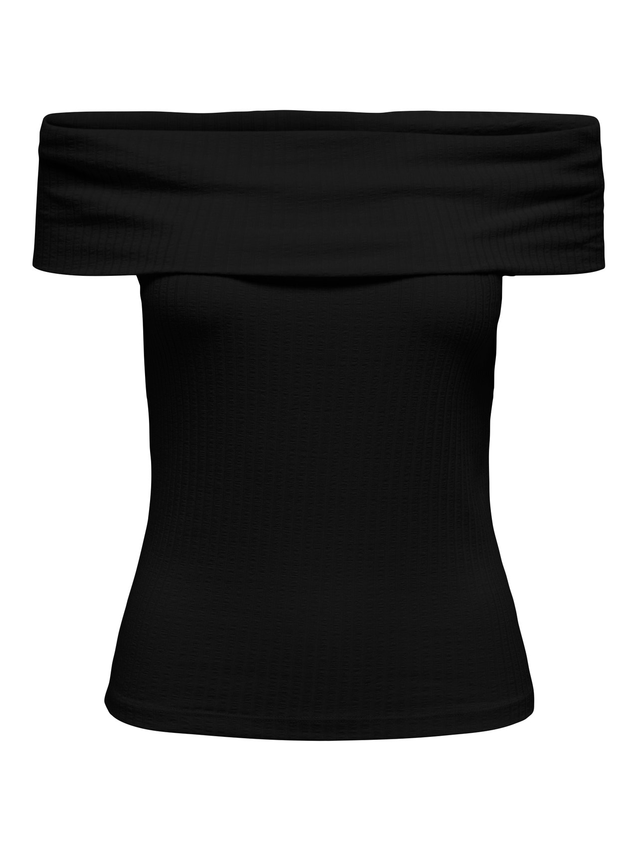 ONLY Normal geschnitten Schulterfrei Top -Black - 15344028