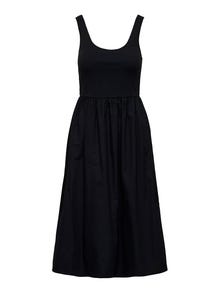 ONLY Ærmeløs midi kjole -Black - 15344122