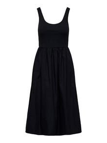 ONLY Sleeveless midi dress -Black - 15344122