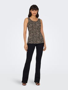 ONLY ONLLIVE 2-pack Tanktop -Black - 15344137