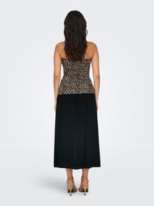 ONLY 2-pack leopard printed tube tops -Black - 15344141