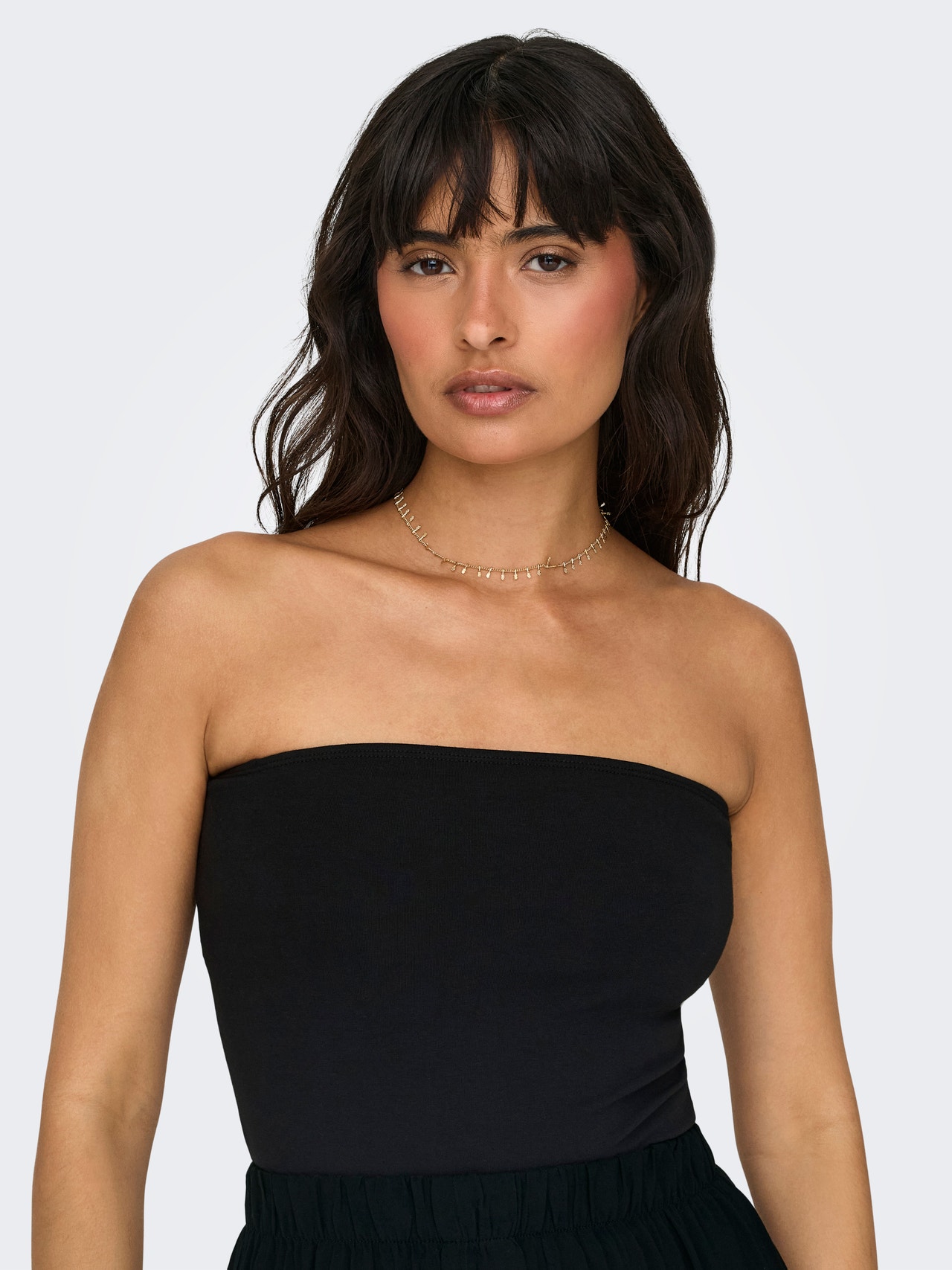 ONLY 2-pack tube tops -Black - 15344141