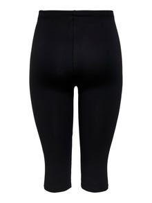 ONLY Slim Fit Mid waist Knee Trousers -Black - 15344191