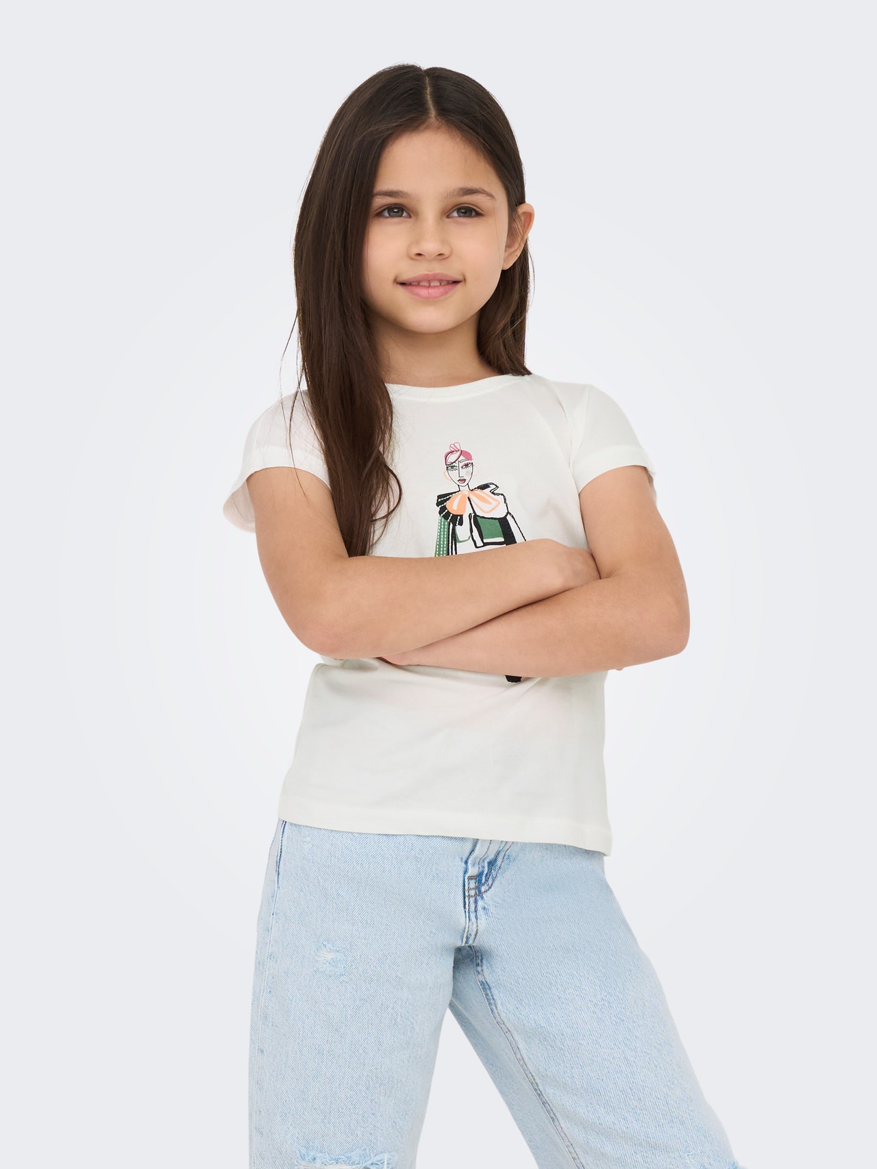 ONLY KOGLADY T-shirt -Cloud Dancer - 15344193