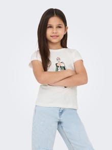 ONLY KOGLADY T-shirt -Cloud Dancer - 15344193