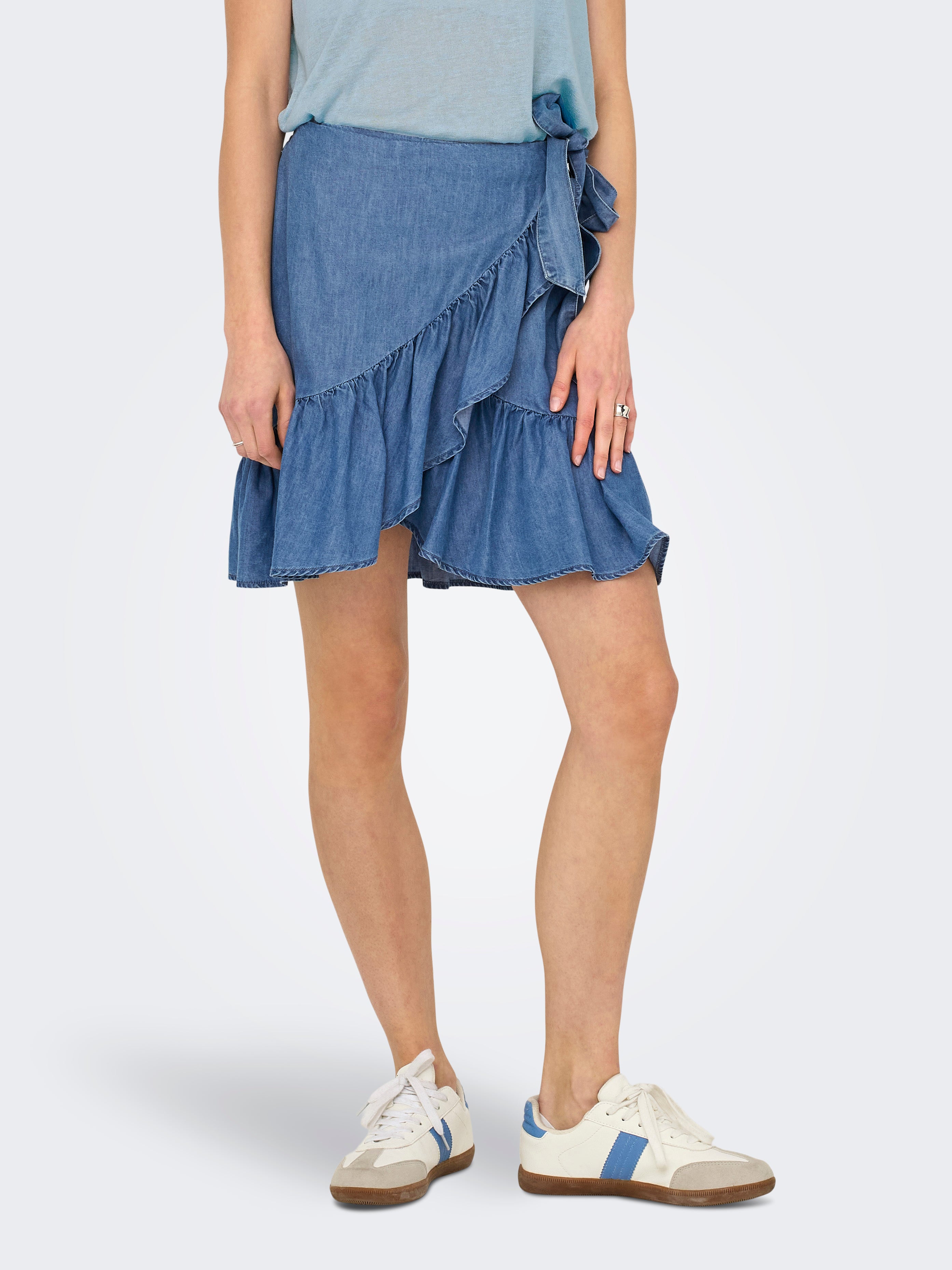 Thumbnail - Onlbea Denim Kurzer Rock