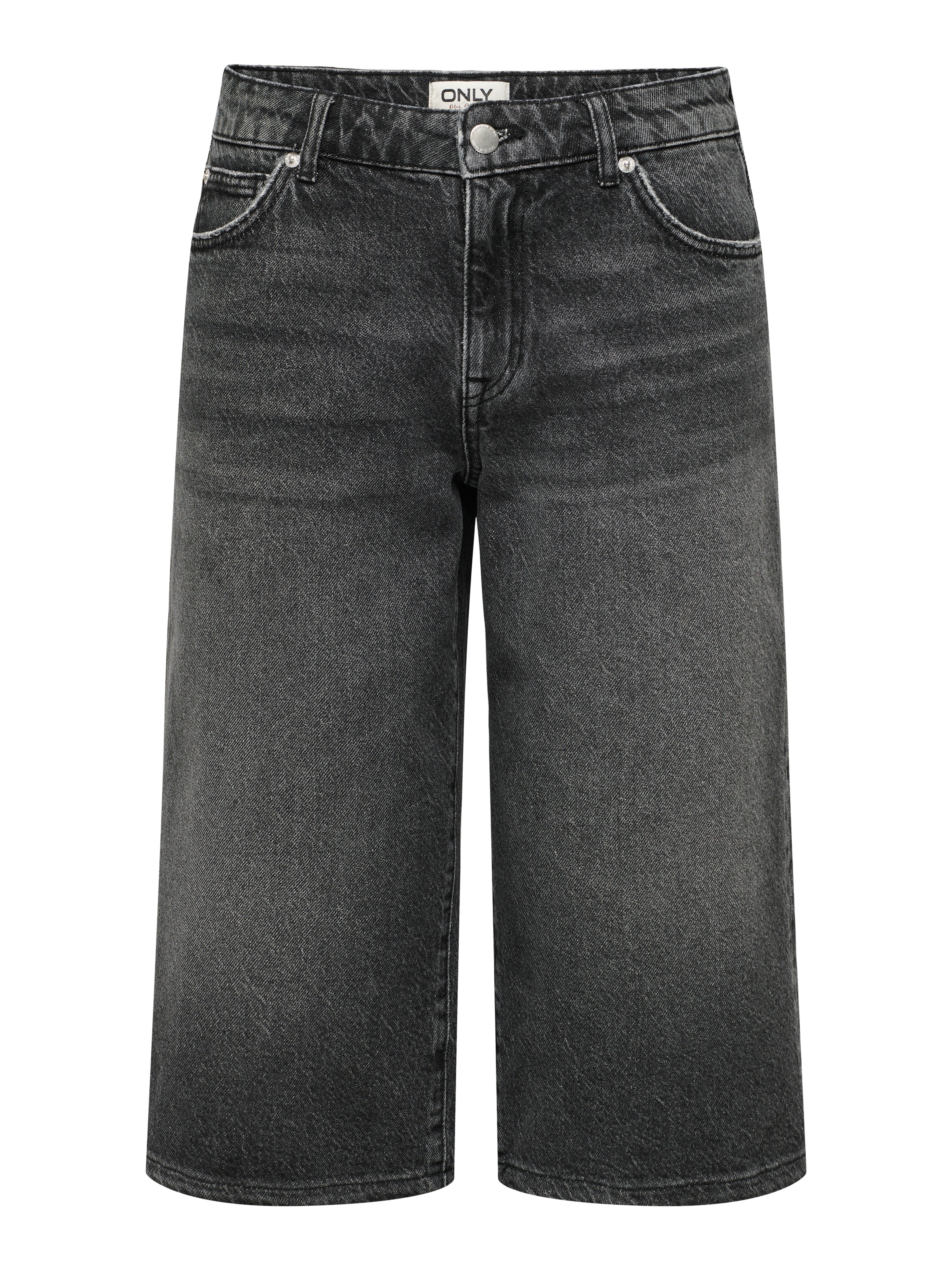 Thumbnail - Onlcobain Mittlere Taille Locker Geschnitten Jeans-shorts
