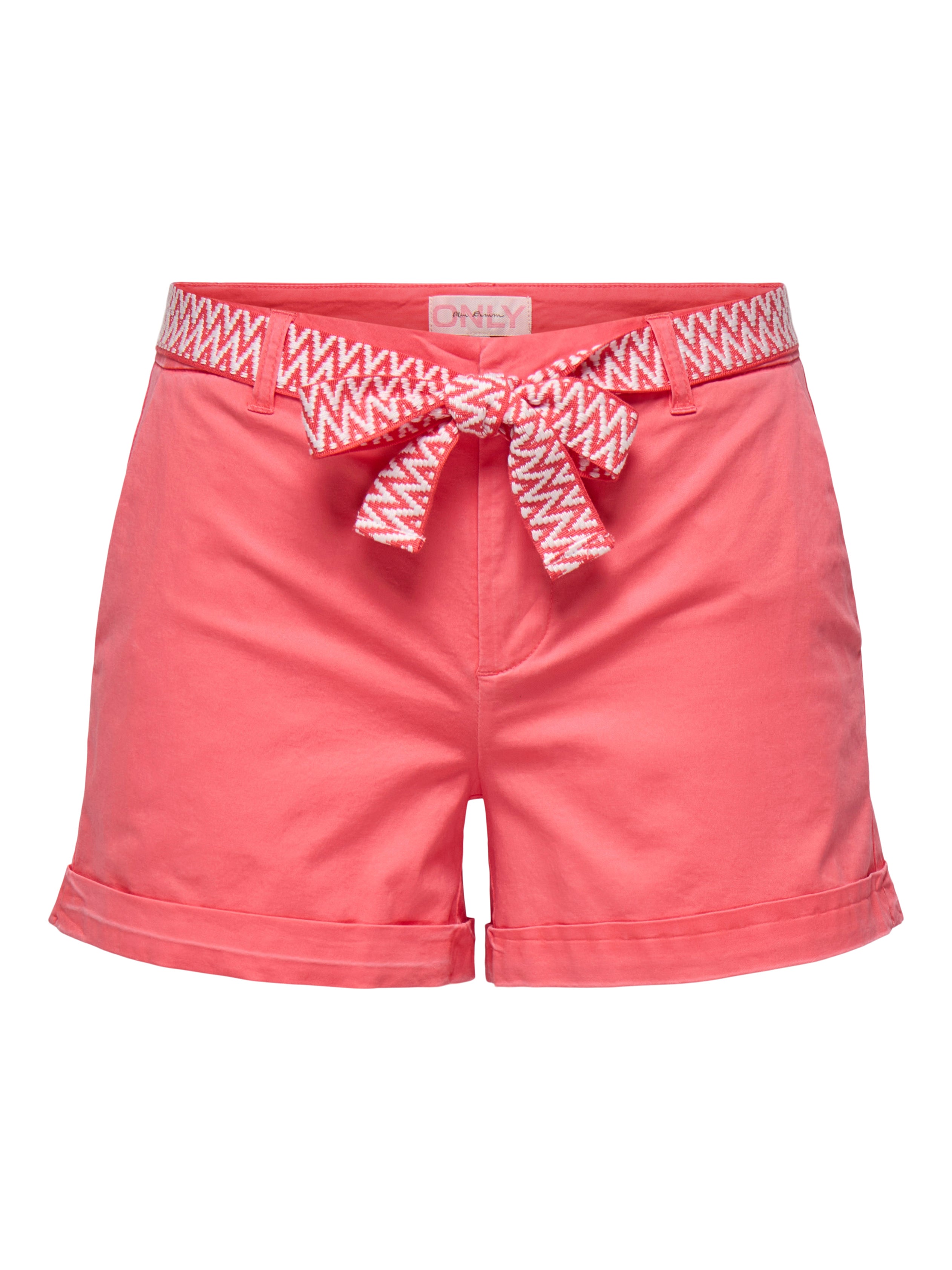 ONLBIANA Mid waist Regular Fit Chino shorts | Medium Rose