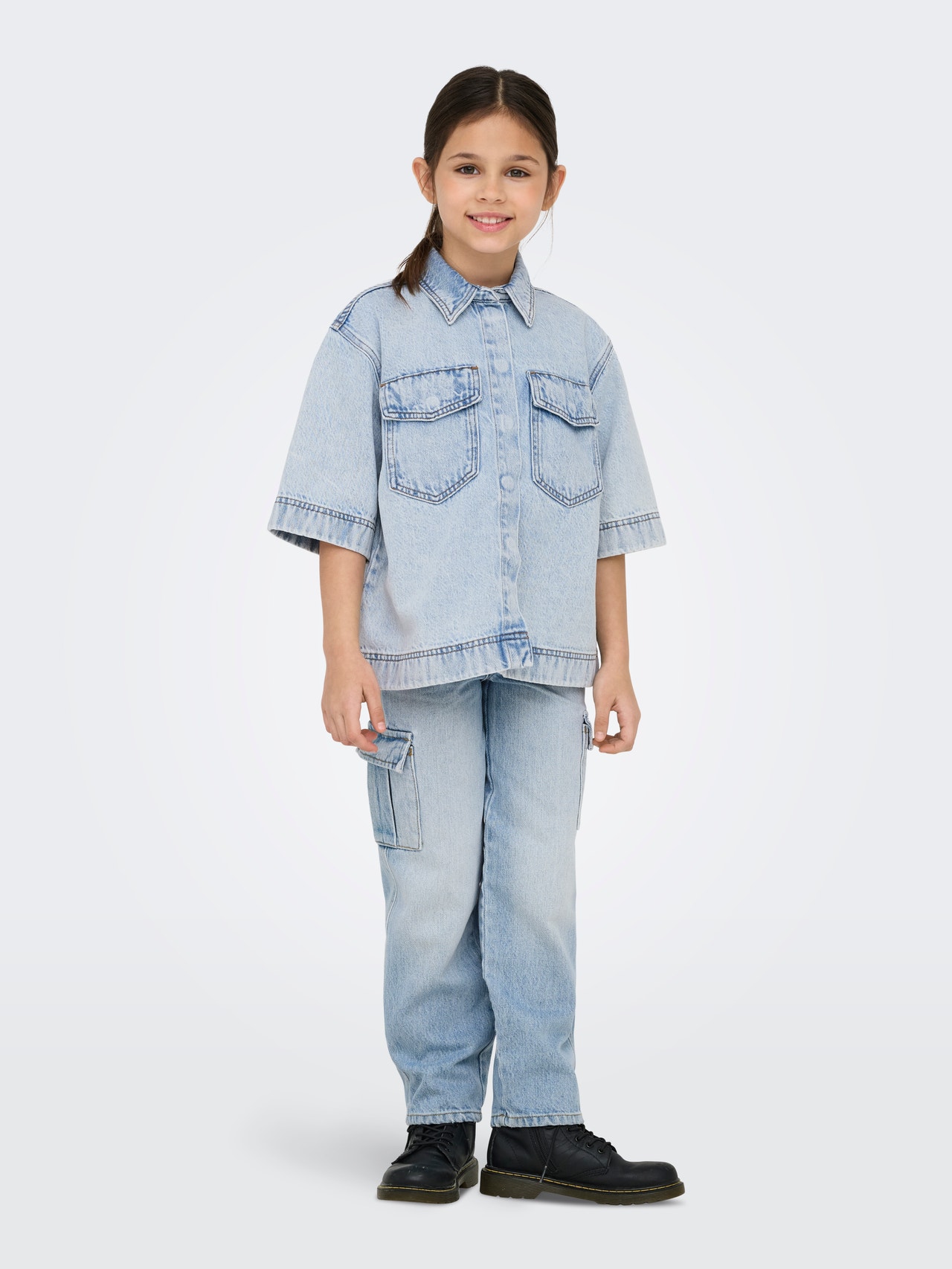 ONLY KOGSOPHIE Denim overhemd -Light Blue Denim - 15344557