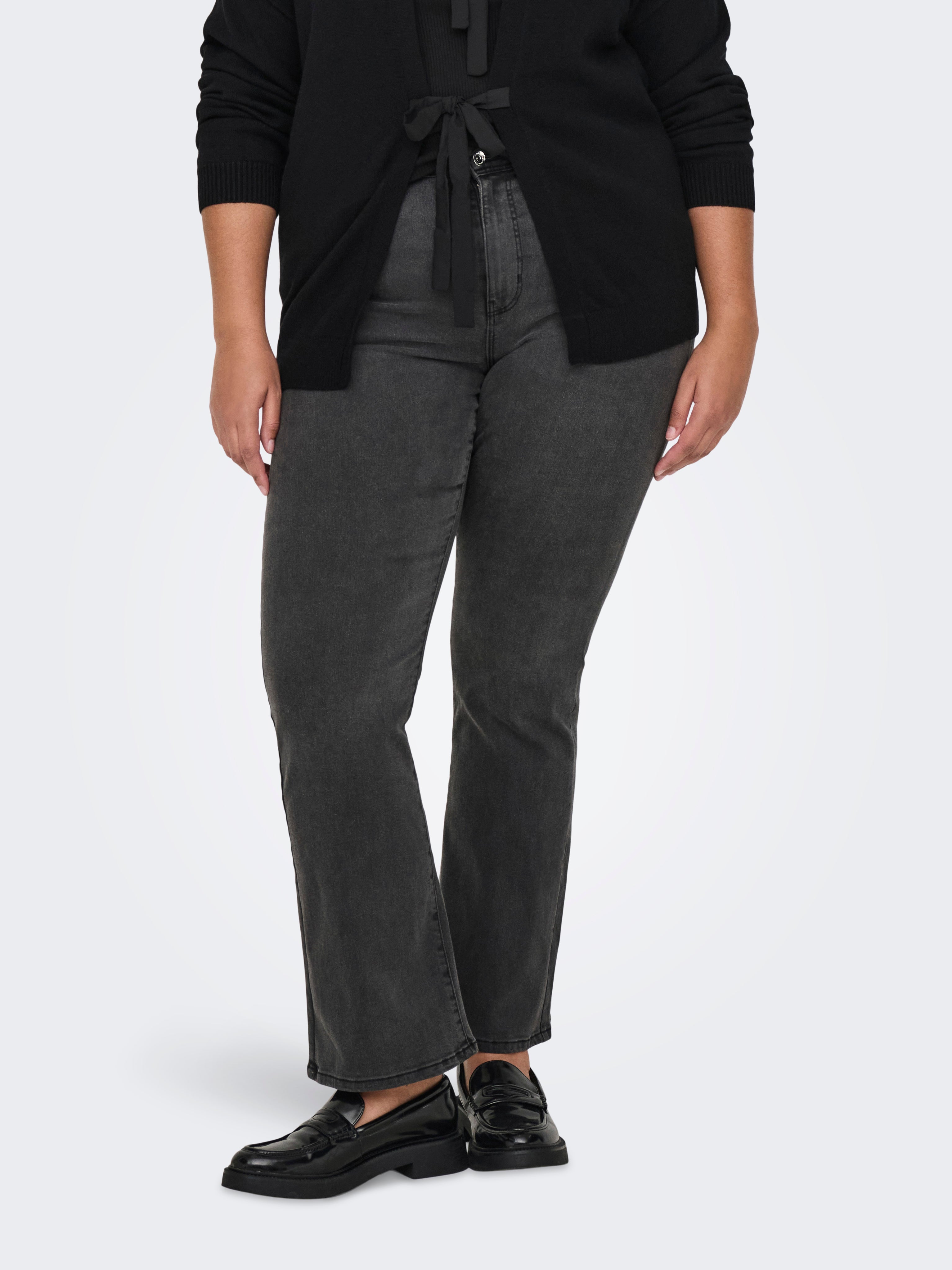 Carally Hohe Taille Flared Jeans