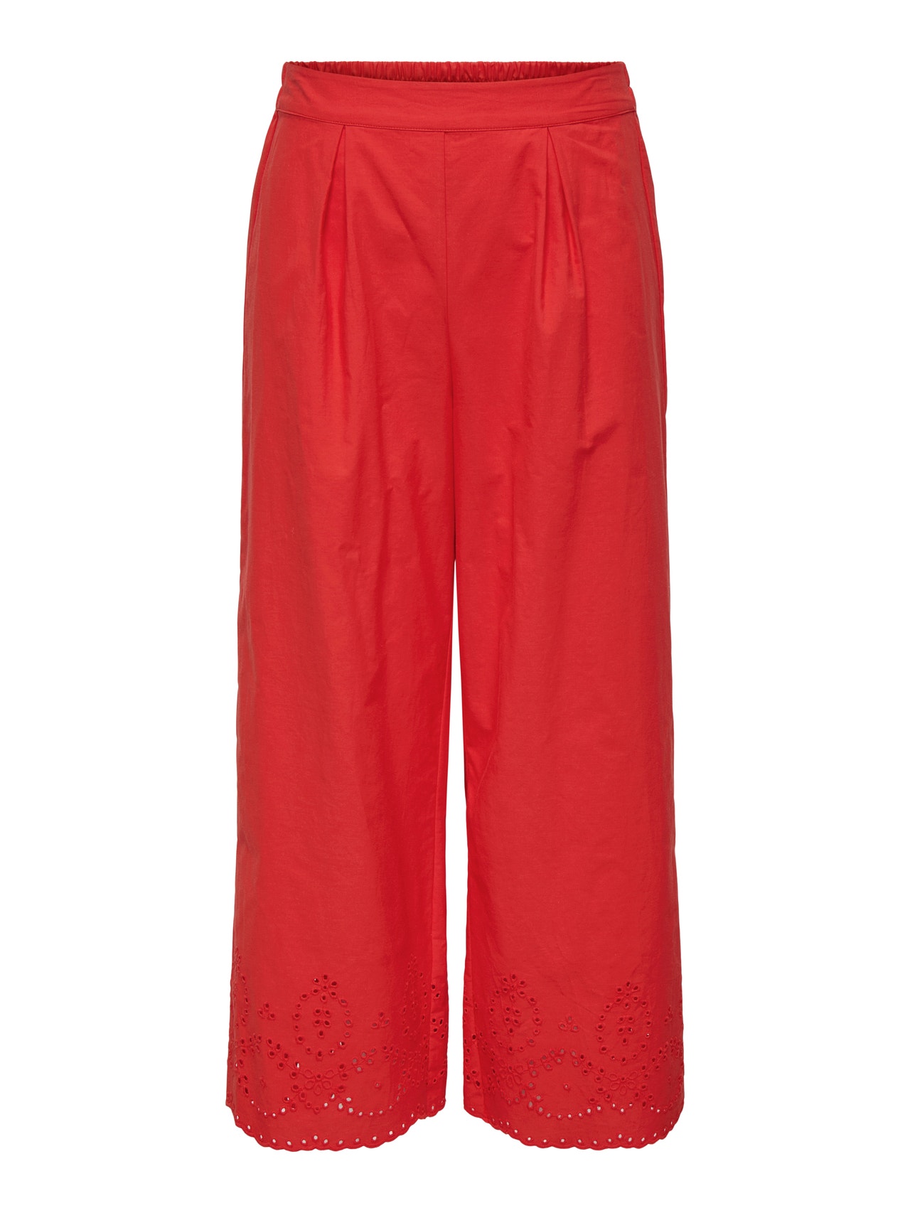 ONLY ONLROXANNE Regular Fit Kalhoty Culotte -High Risk Red - 15344875