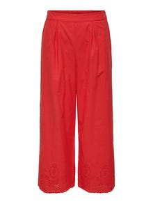 ONLY ONLROXANNE Regular Fit Kalhoty Culotte -High Risk Red - 15344875