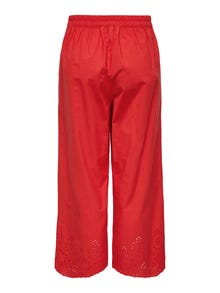 ONLY ONLROXANNE Regular Fit Kalhoty Culotte -High Risk Red - 15344875
