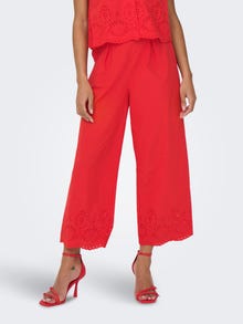 ONLY ONLROXANNE Regular Fit Kalhoty Culotte -High Risk Red - 15344875