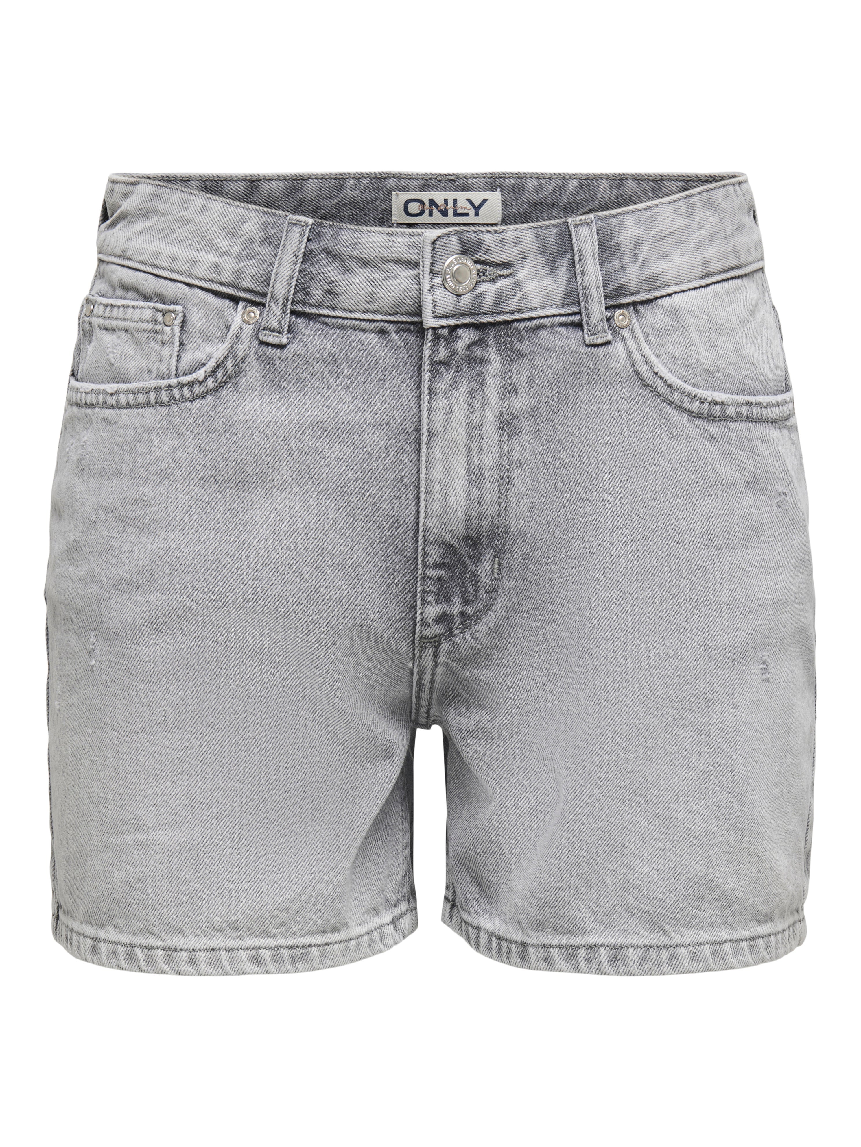 Thumbnail - Onlella Mittlere Taille Normal Geschnitten Jeans-shorts